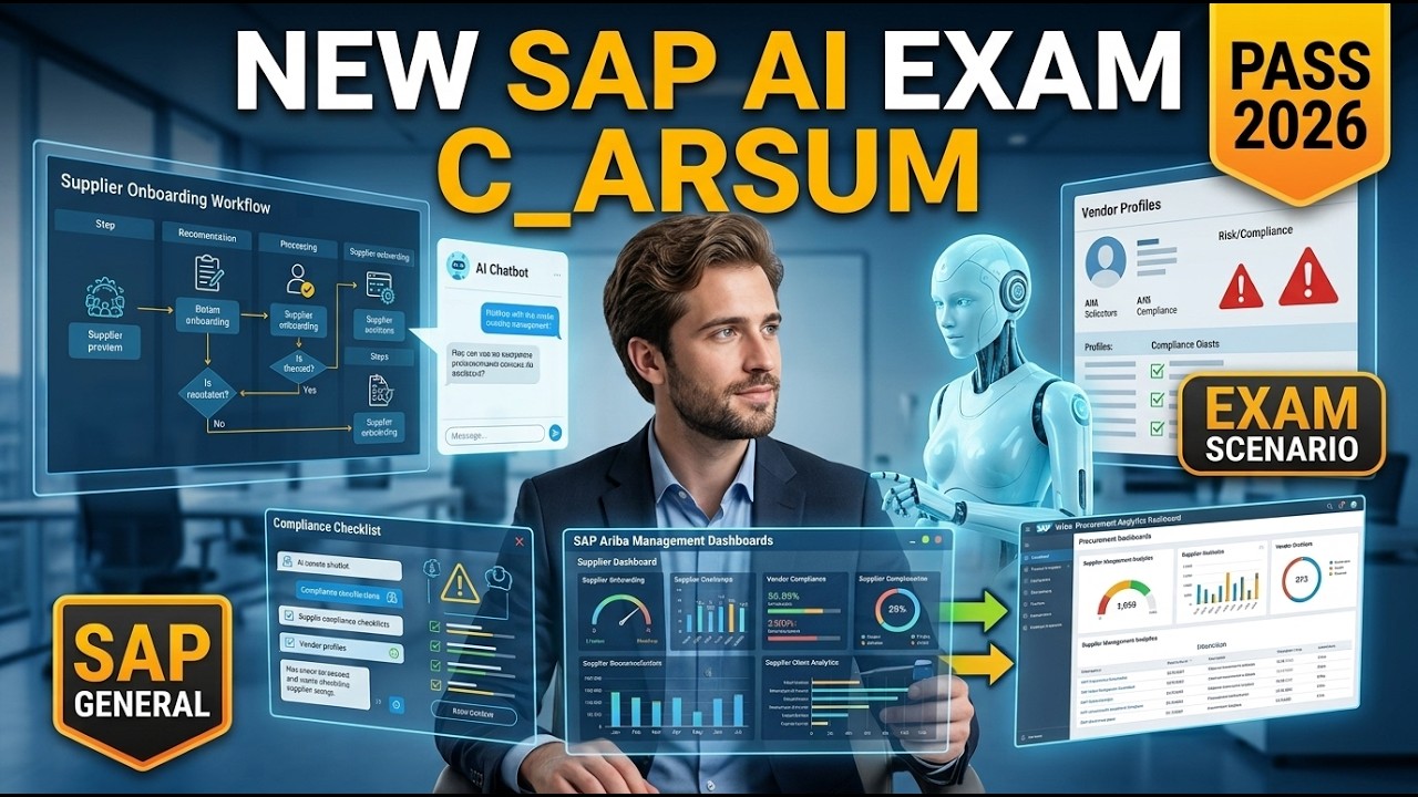 Pass SAP C_ARSUM Exam 2026 | SAP Ariba Supplier Management AI Role-Play Scenarios & Exam Tasks