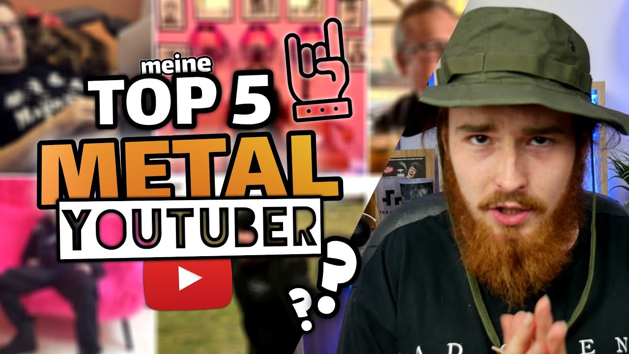 meine Top 5 METAL YOUTUBER Empfehlungen 😱 Musik Youtuber - deutschsprachig