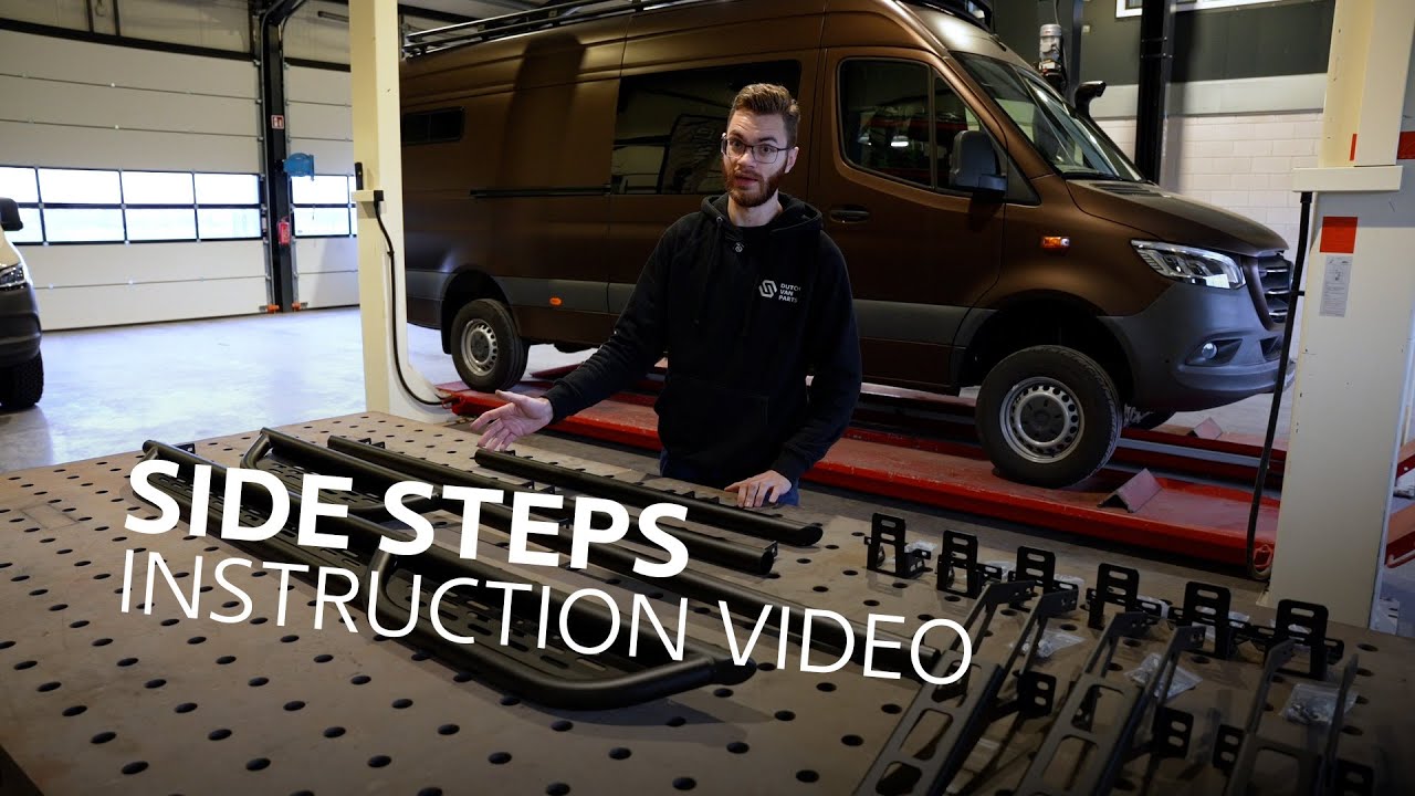Пошаговая инструкция по установке боковых подножек Sequoia для Mercedes Sprinter