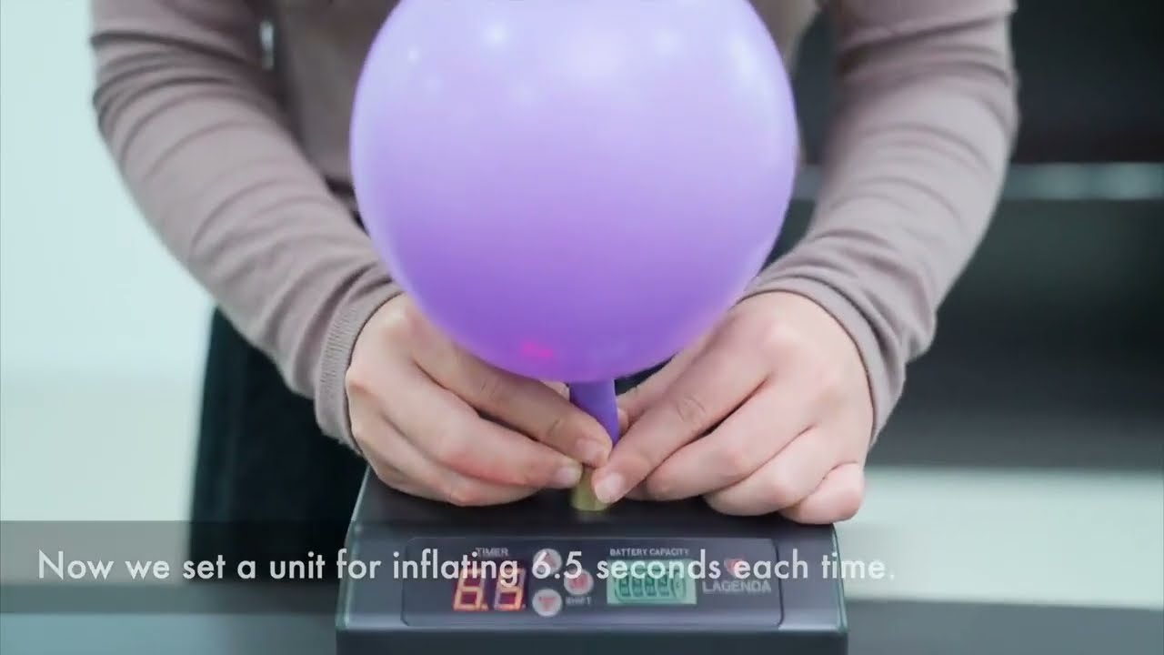 Lagenda Electric Air Balloon Pump, B231 Portable Professional Automatic Modeling Balloon Inflator