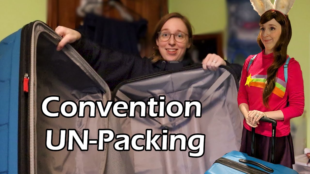 Unpack Cosplay With Me - How I Organize and Clean After Anime Conventions