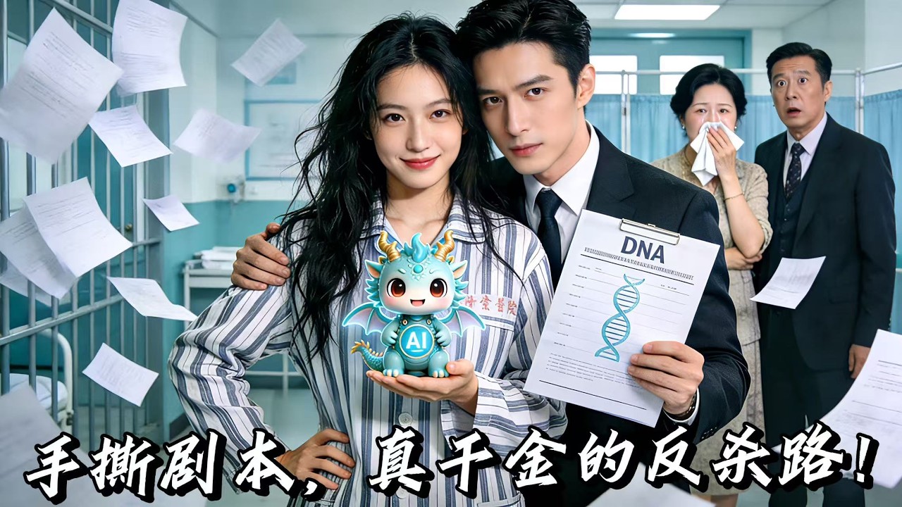 冷麪霸總放着有言靈術的假千金不娶，當衆悔婚只爲一個精神病院出來的真千金？穿書女主憑系統步步爲營，奪回身份與愛情，狗血劇本直接改寫！#drama #穿越 #短劇