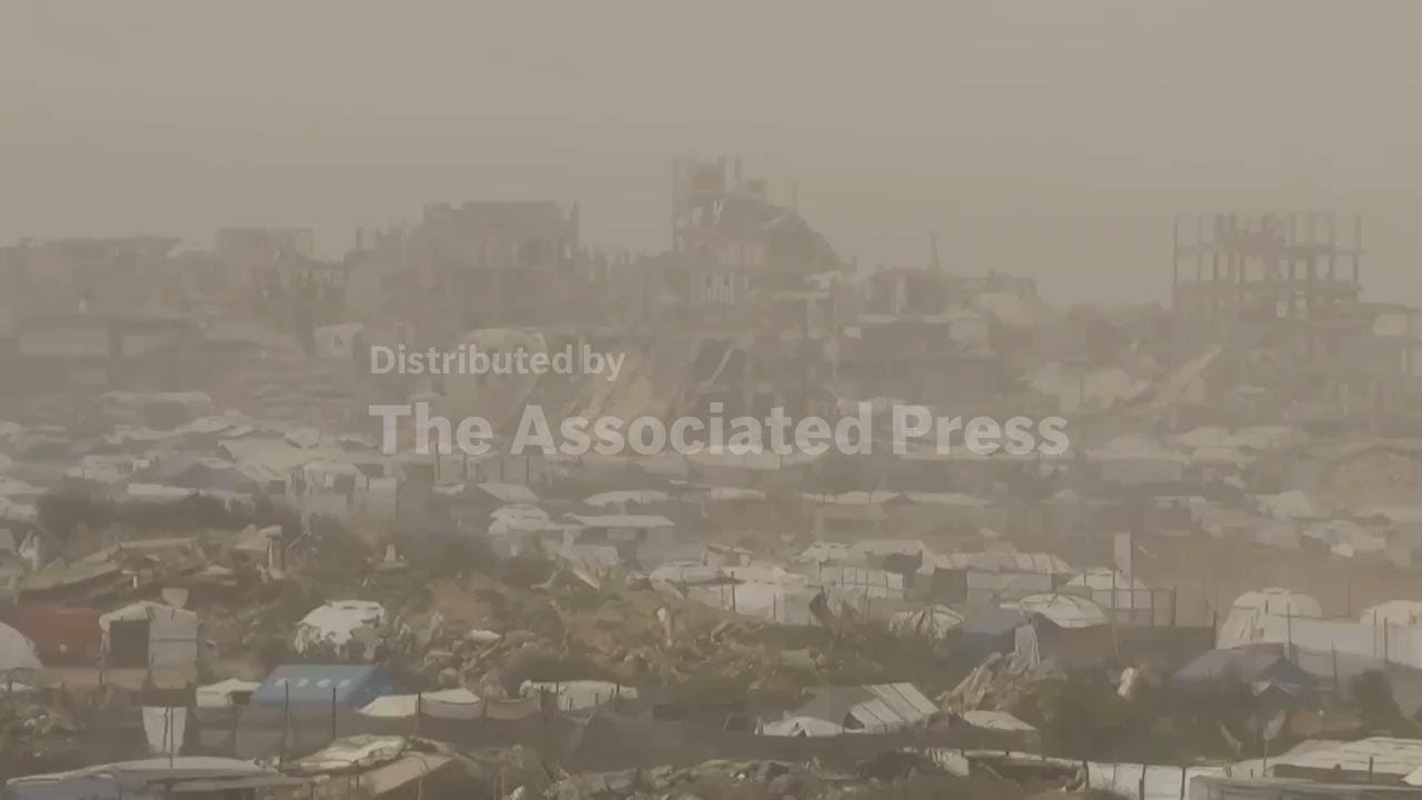 Dust storm engulfs Gaza, Israel and other parts of the Middle East