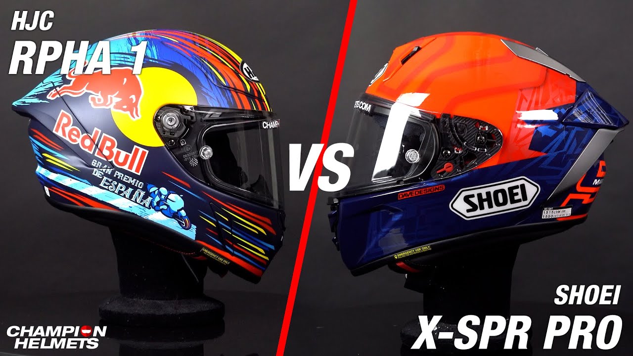 HJC RPHA 1 VS Shoei X-SPR Pro | Which Helmet Should You Choose?