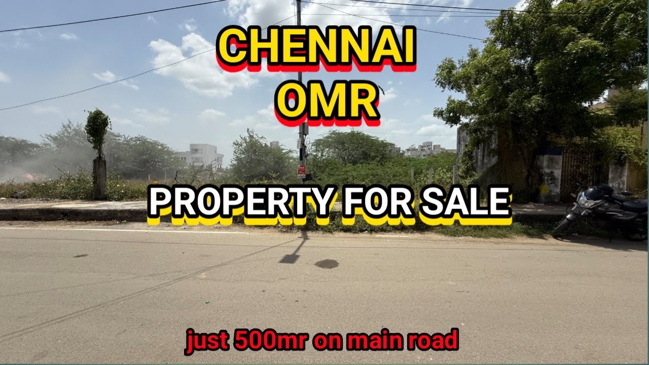 SOLD OUT ! ID NO 188 🧞&zwj;♂️CHENNAI OMR PROPERTY FOR SALE 💥JUST 500mr ON MAIN ROAD😱 #realestate #omr