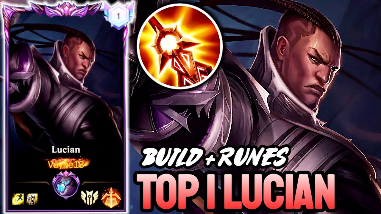 WILD RIFT LUCIAN - TOP 1 LUCIAN GAMEPLAY -  EX CHALLENGER RANKED