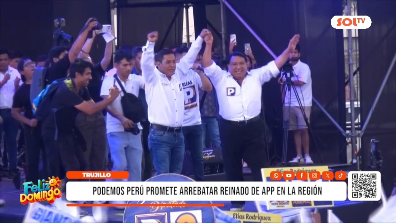 Trujillo: Podemos Perú busca desplazar a APP