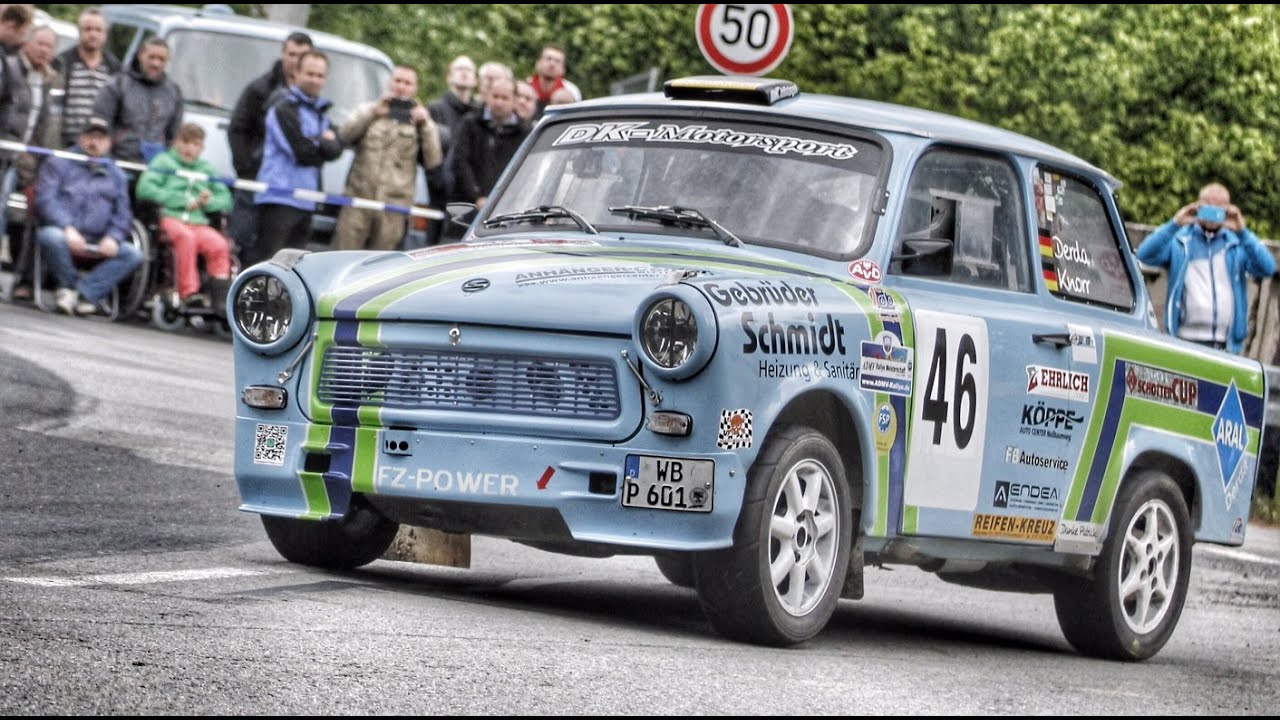 AvD Rallye Sachsen 2015 - Trabant P 601 Onboard - WP5 Hirschfeld