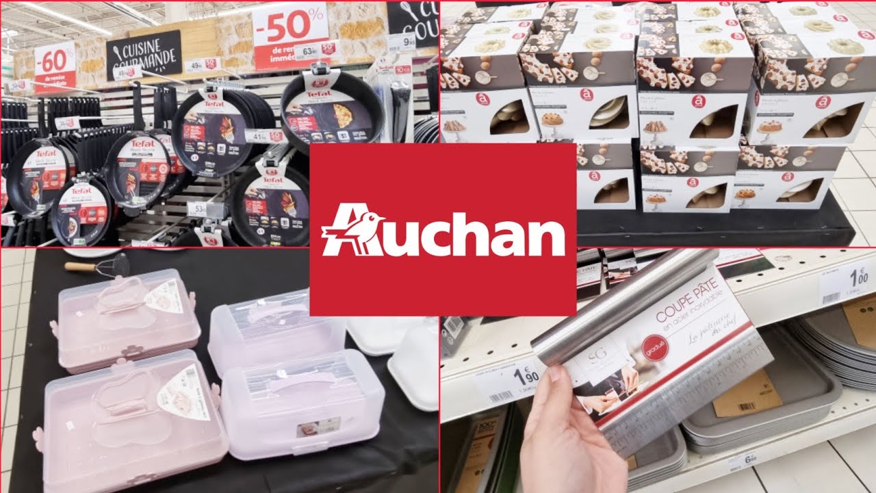 ❤️👩🏻‍🍳AUCHAN PROMOTIONS CUISINE ET PÂTISSERIE -60%  -50%  -30% 🧁