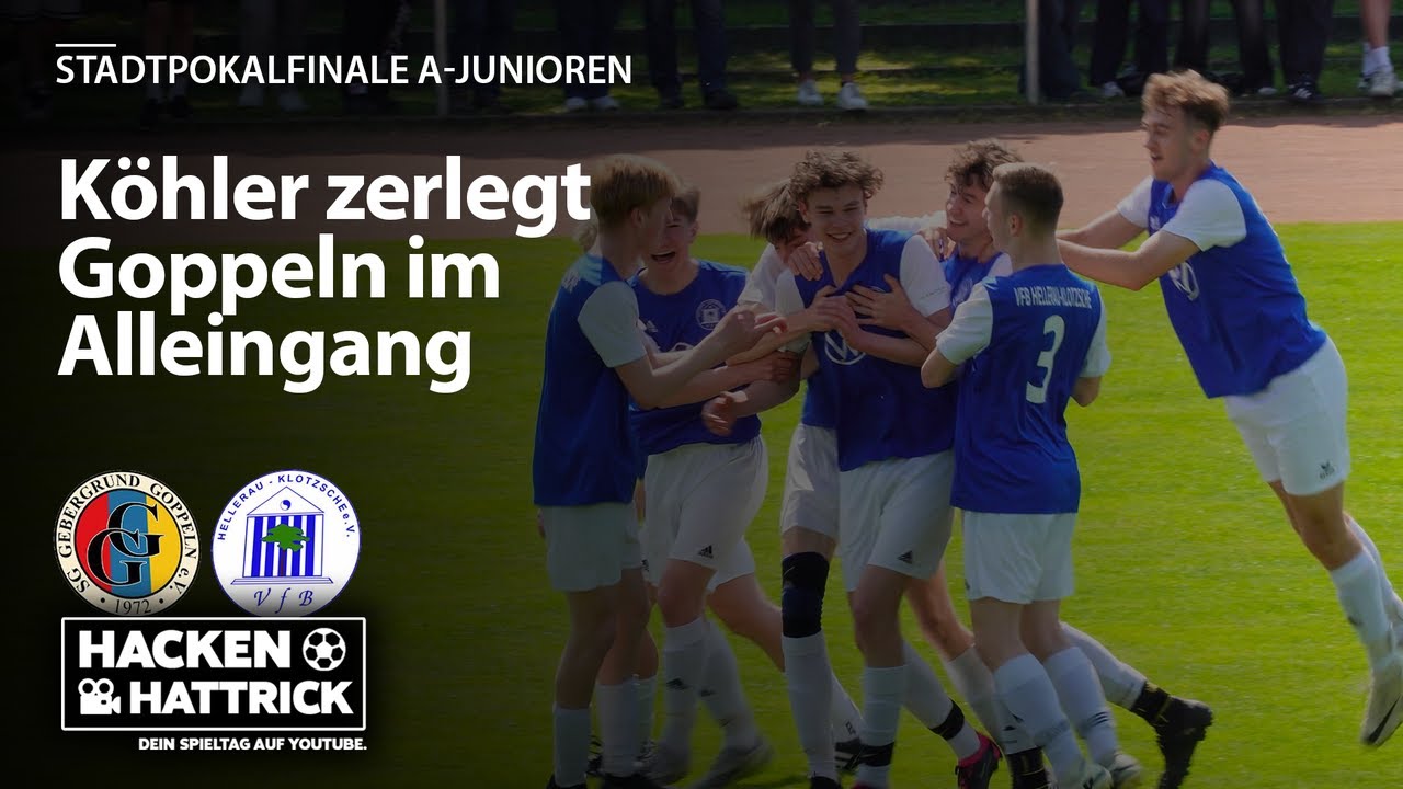 Stadtpokalfinale der A-Junioren SPG Hellerau/Reichenberg/Rähnitz vs SG Gebergrund Goppeln