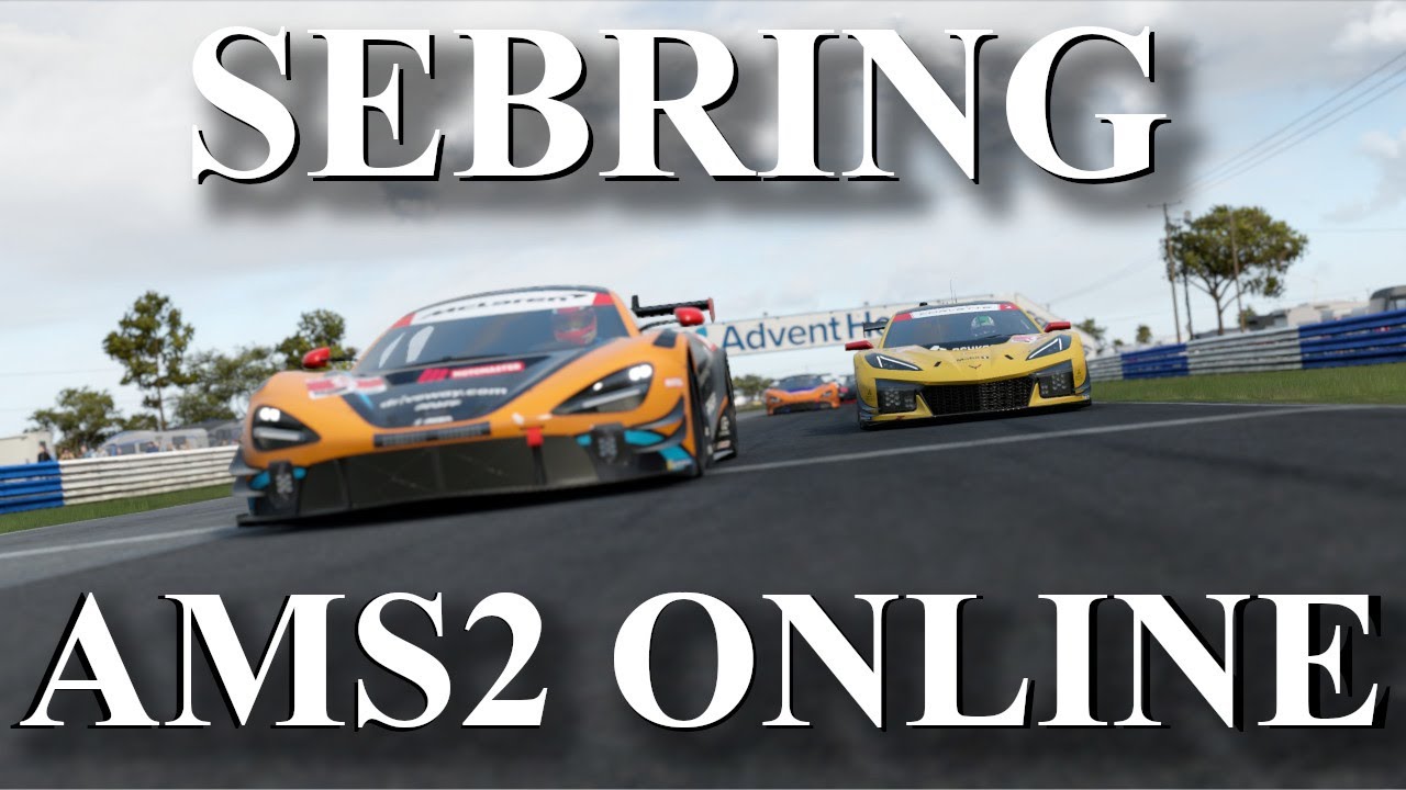 GT3 Online Lobby @ Sebring | Automobilista 2 | AMS2 Online