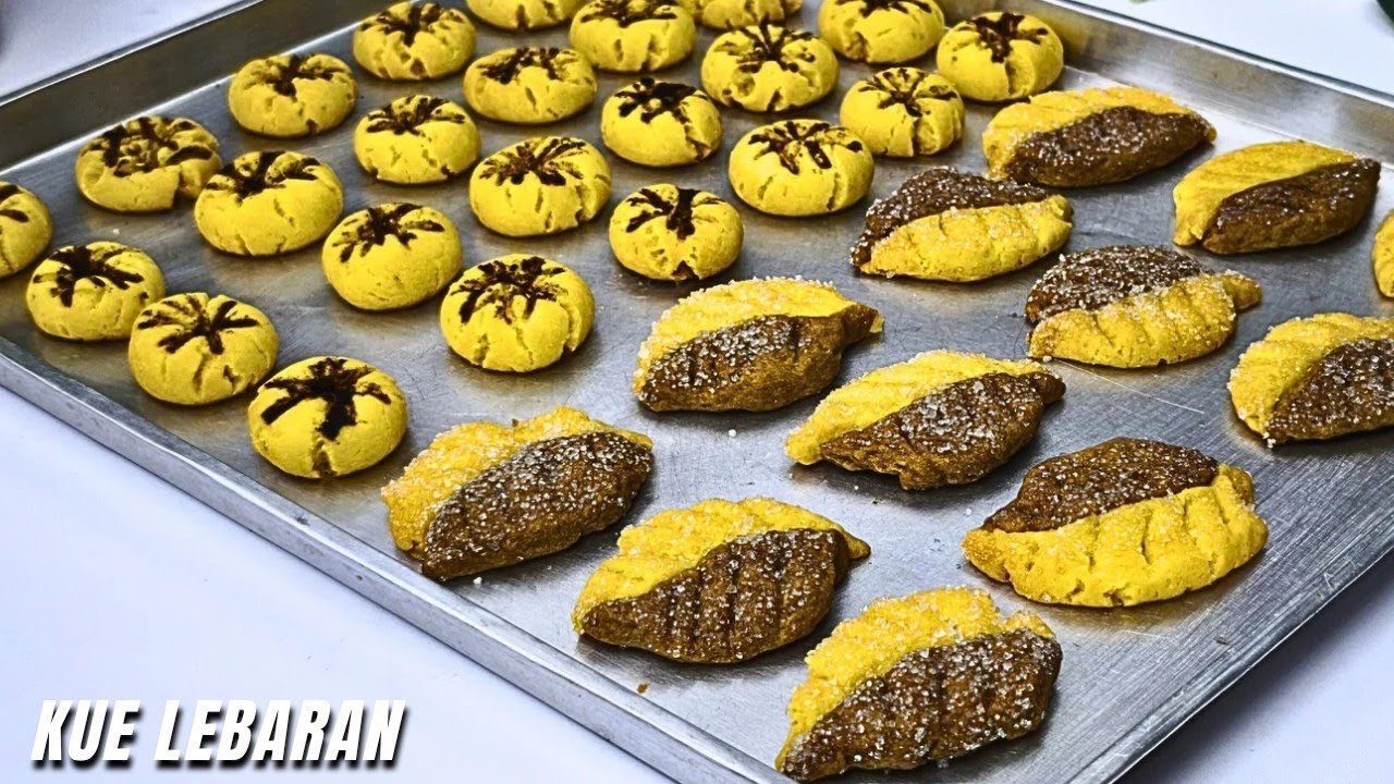 1 ADONAN JADI 2 MACAM COOKIES LEBARAN, GAMPANG DIBUAT‼️TANPA CETAKAN & MIXER, RASANYA ENAK, RENYAH 