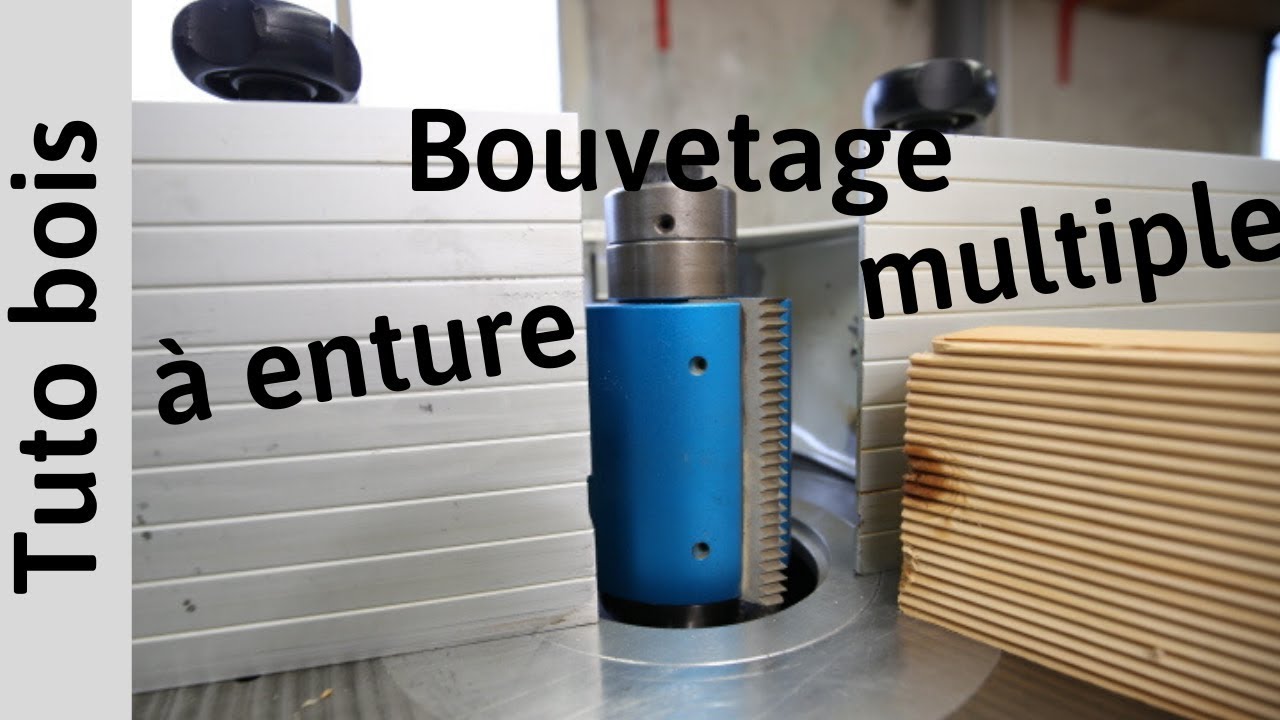 Tuto bois : bouvetage à enture multiple (2 méthodes à la toupie/défonceuse sous table))