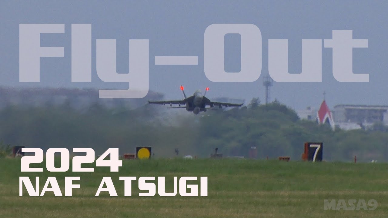 Bye Byeしながら 迫力の離陸 RTB IWAKUNI  #rjta #usnavy #CVW5 #厚木親善祭り #厚木基地 #低い離陸 #航空ファン #米軍ファン
