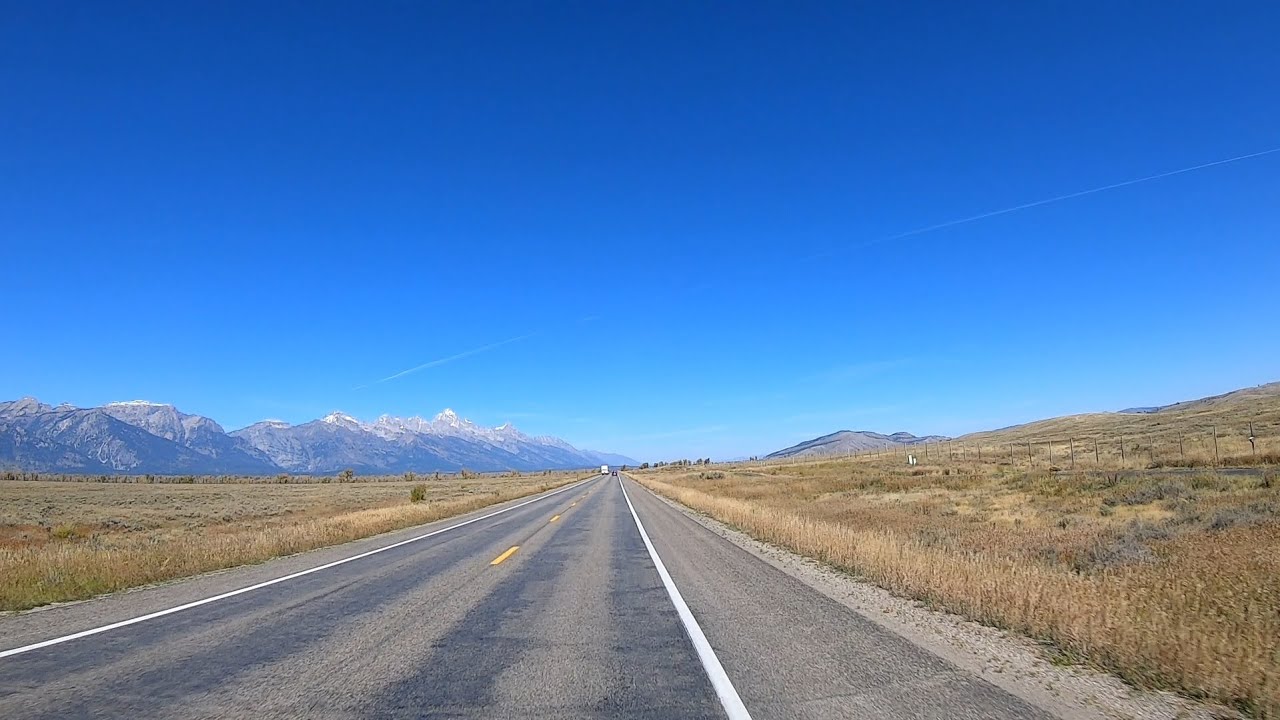 Jackson, Wyoming to Grand Teton National Park Moran Entrance, USA