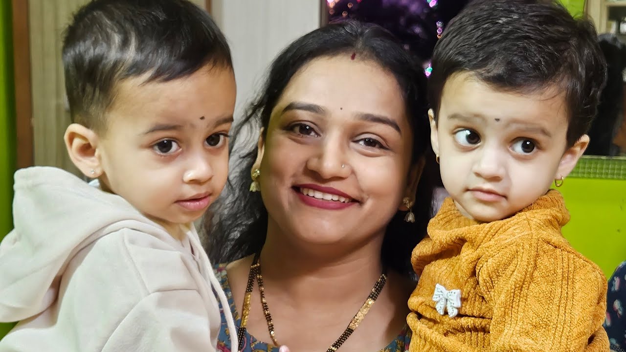 माझा पहिला vlog☺️ #firstvlog #first #vlog #dailyvlog #twinmoments #twinlife #baby 