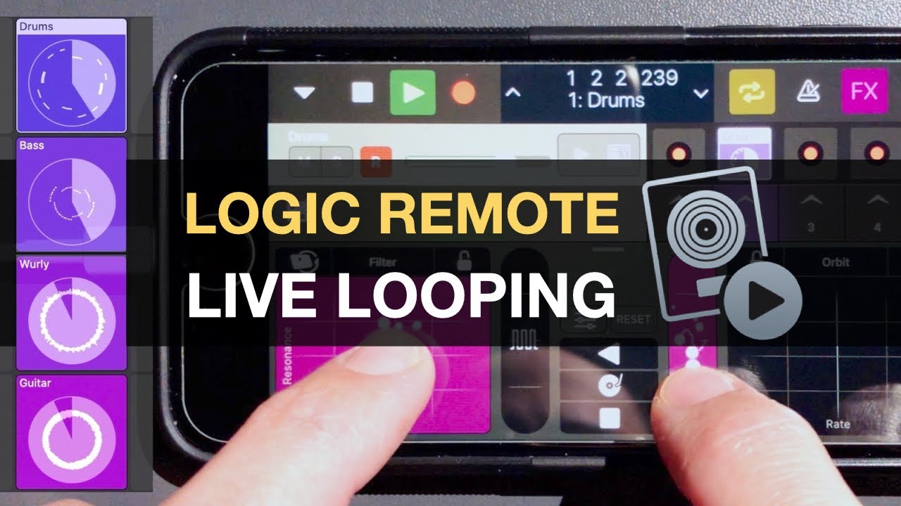 Logic Remote Performance with Live Loops
