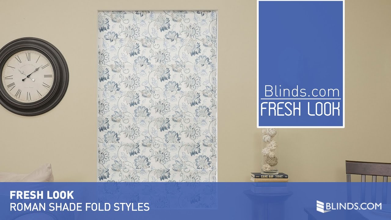 Roman Shades- Fold Styles Explained