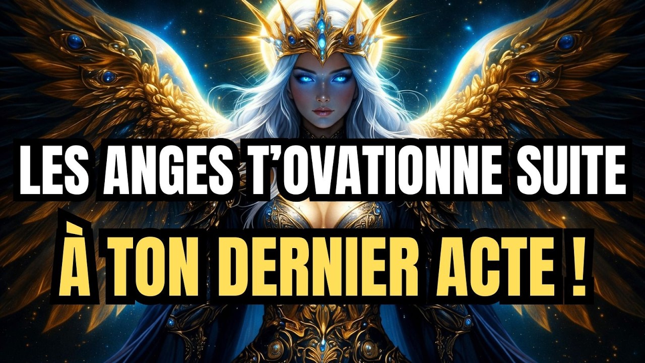 ÉLU(E) : LES ANGES SE SONT DRESSÉS POUR T'OVATIONNER SUITE À TON DERNIER ACTE !