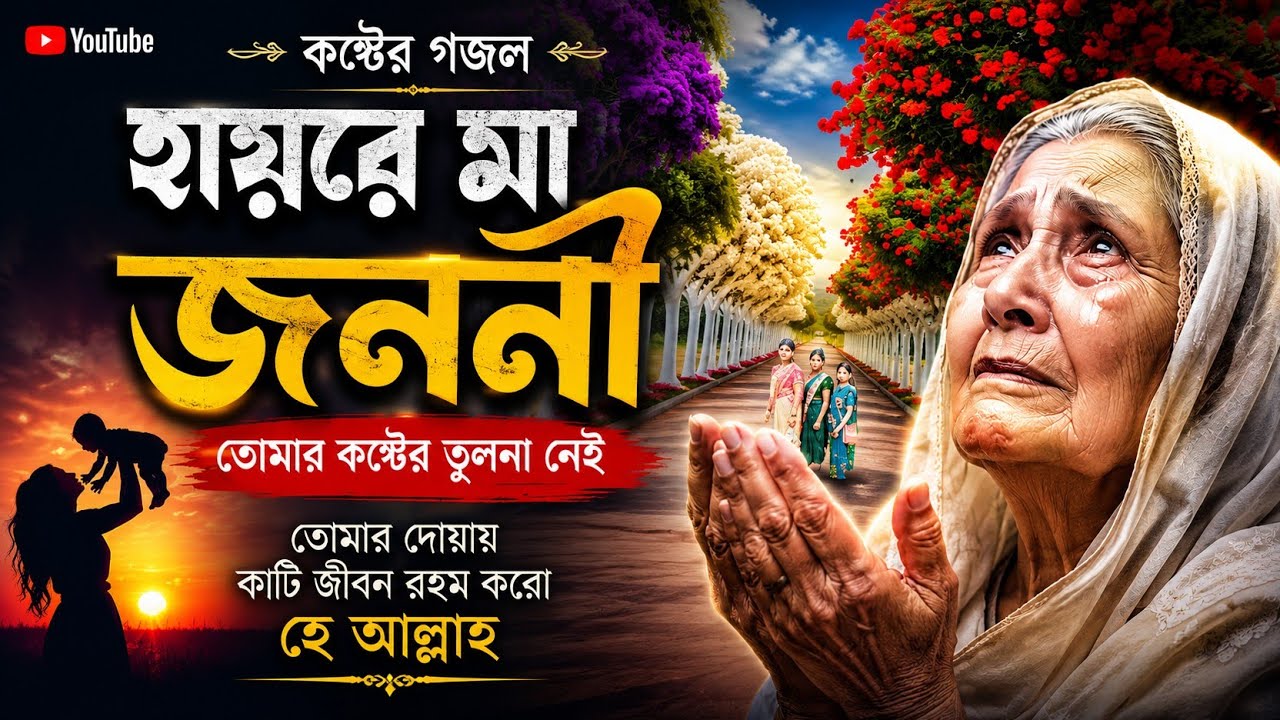 মাগো তোমার মত লয়না কেহ আমায় বুকে টানি। হায়রে মা জননী দুঃখের গজল। হিকমত রেজা নতুন গজল।9074458560