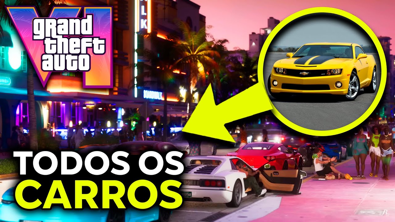 TODOS OS CARROS DO GTA 6: MODELO POR MODELO DO TRAILER!