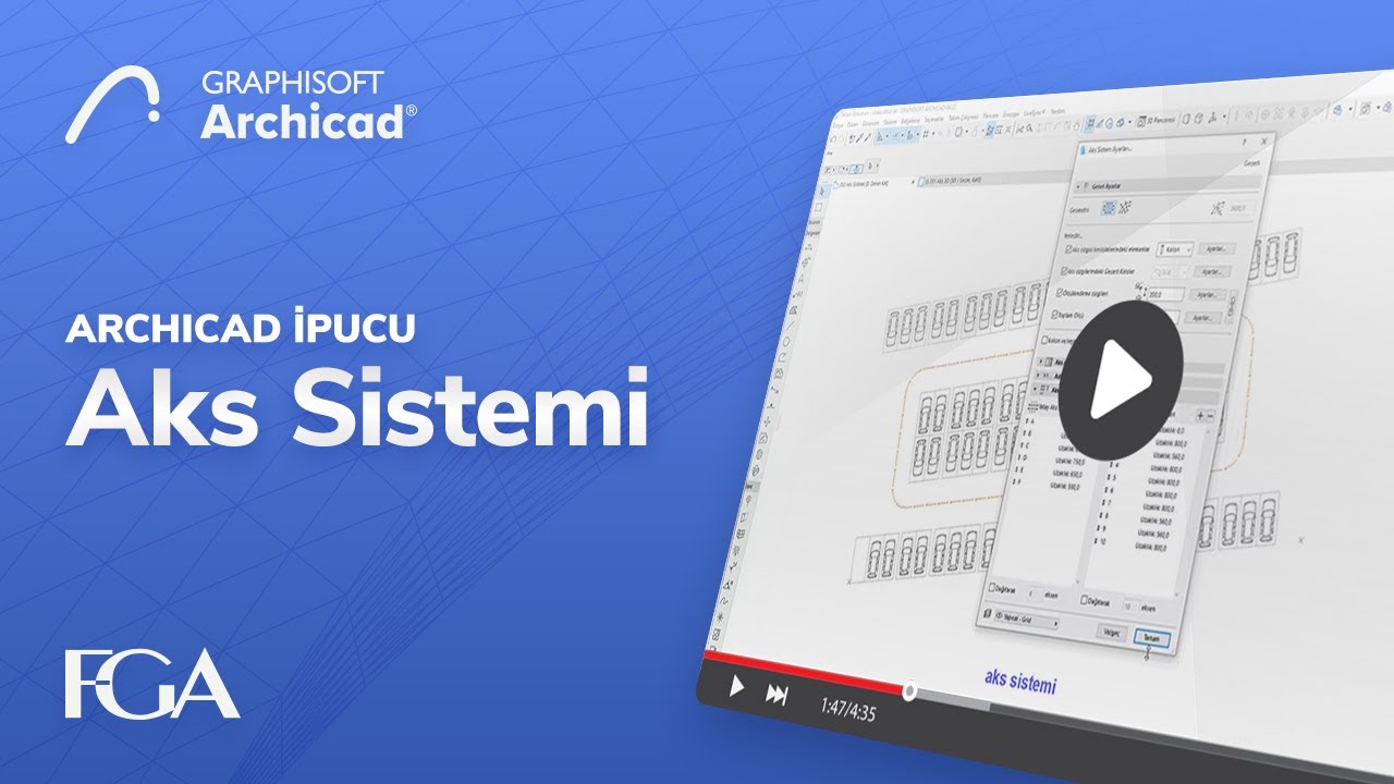 #Archicad Aks Sistemi