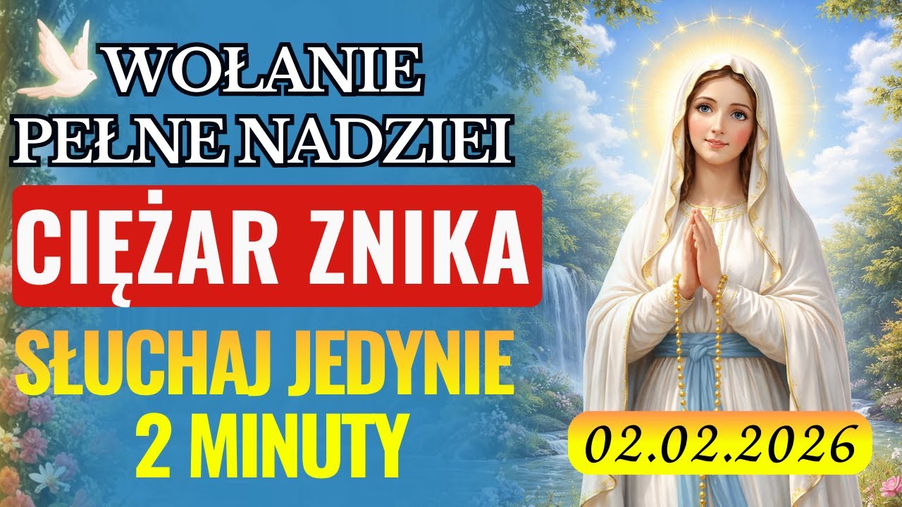 🙏🏻 JEŚLI ZOSTAŁEŚ WEZWANY DO TEJ MODLITWY, MATKA BOŻA Z LOURDES JUŻ ROZPOCZĘŁA SWÓJ CUD TERAZ. 💙