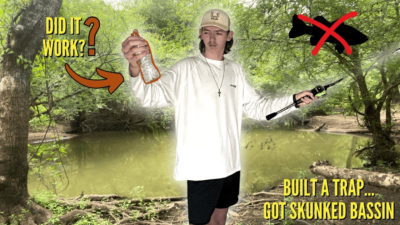 I Made A Fish Trap Then Went Bass Fishing