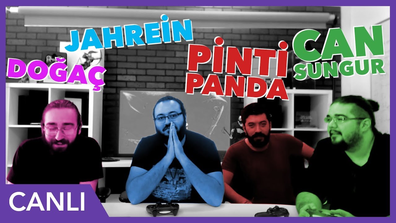 Jahrein, Pintipanda ve Can Sungur ile PlayStation Türkiye Canlı Yayını