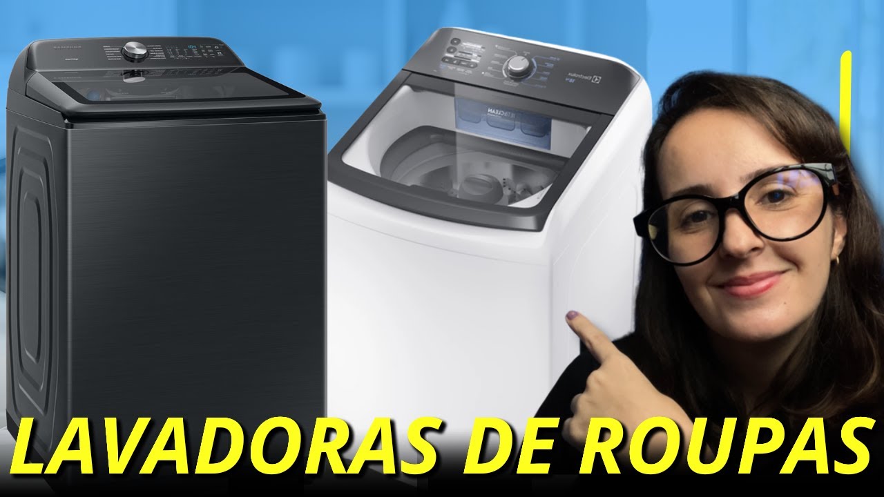 MELHORES MÁQUINAS DE LAVAR ROUPAS para você comprar sem medo de errar em 2026!