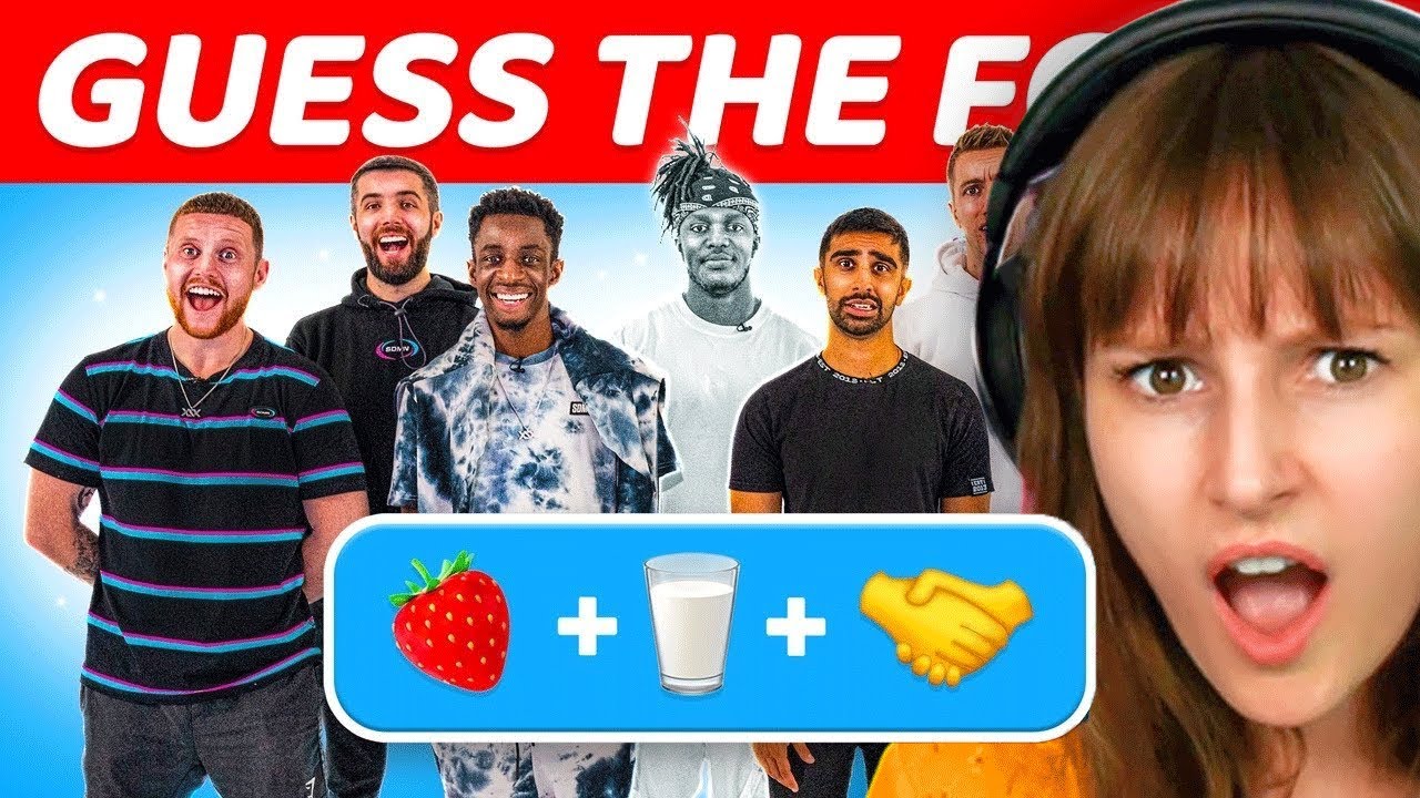 Реакция Фрейи на вызов «Угадай эмодзи» от Sidemen
