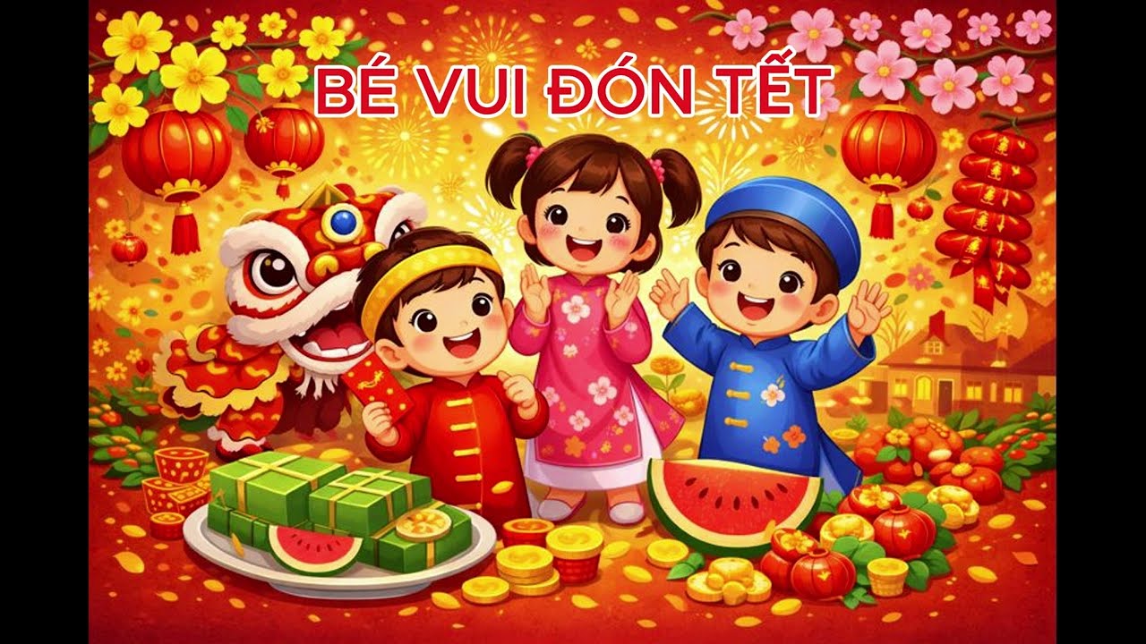 Nhạc Tết Thiếu Nhi Vui Nhộn 2026 | Bé Vui Đón Tết - Nhạc Tết Cho Thiếu Nhi