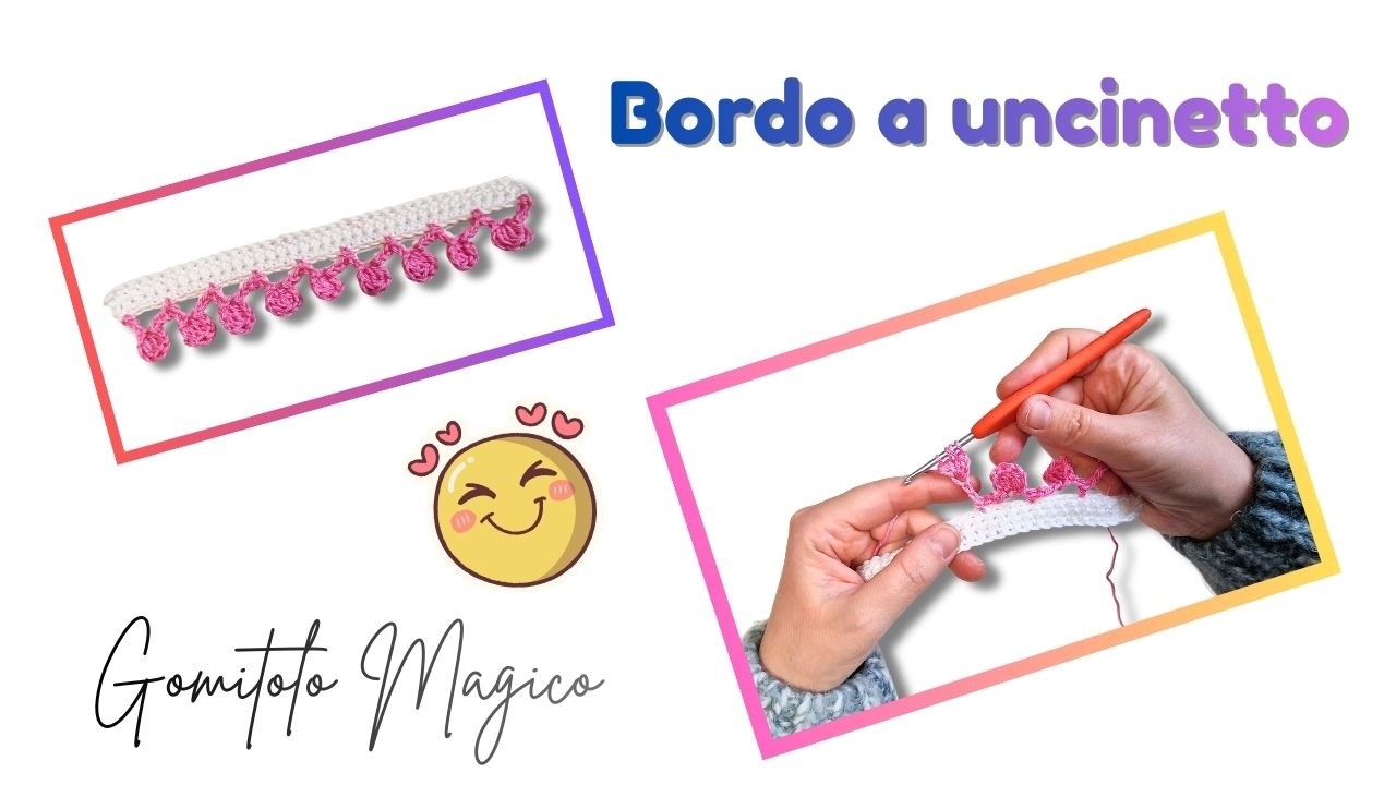 Non perderti  questa tecnica, bordo a uncinetto facilissimo 😍 #crochet #uncinetto
