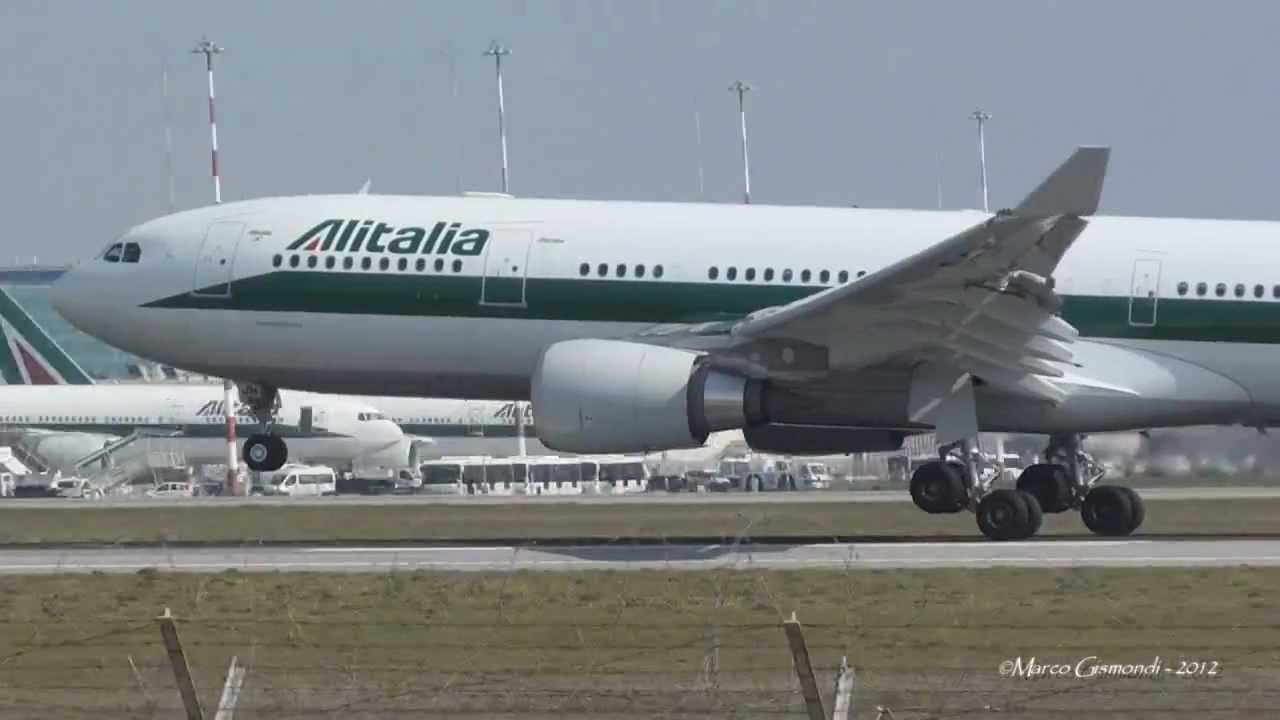 PLANE SPOTTING Fiumicino airport | Febb-26-2012 | HD