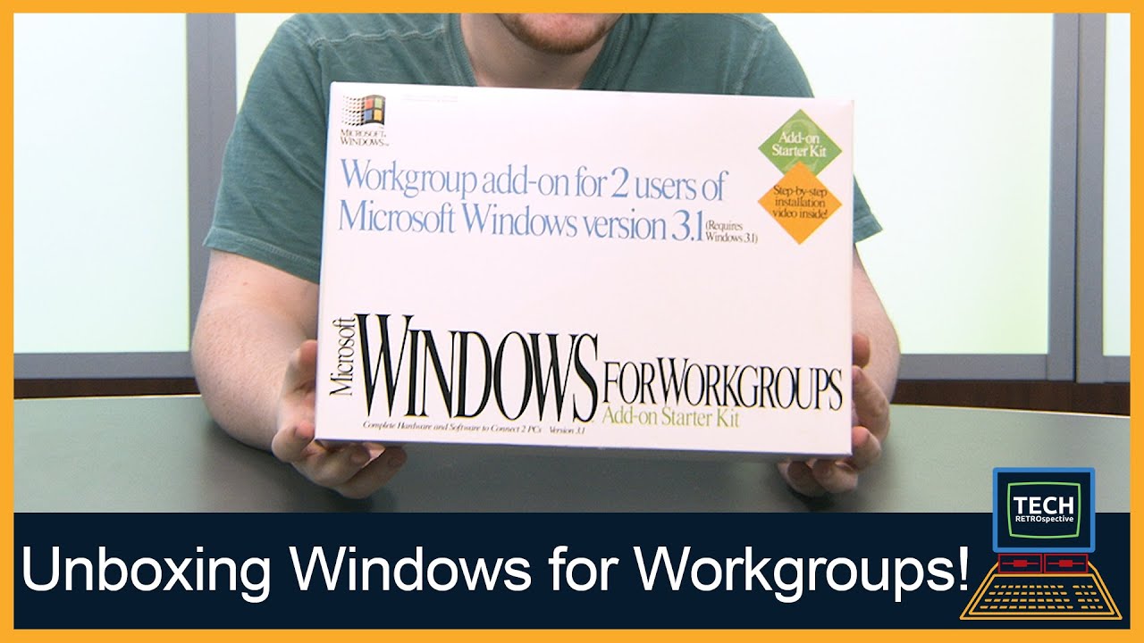 Unboxing Windows for Workgroups! Windows History Part 3