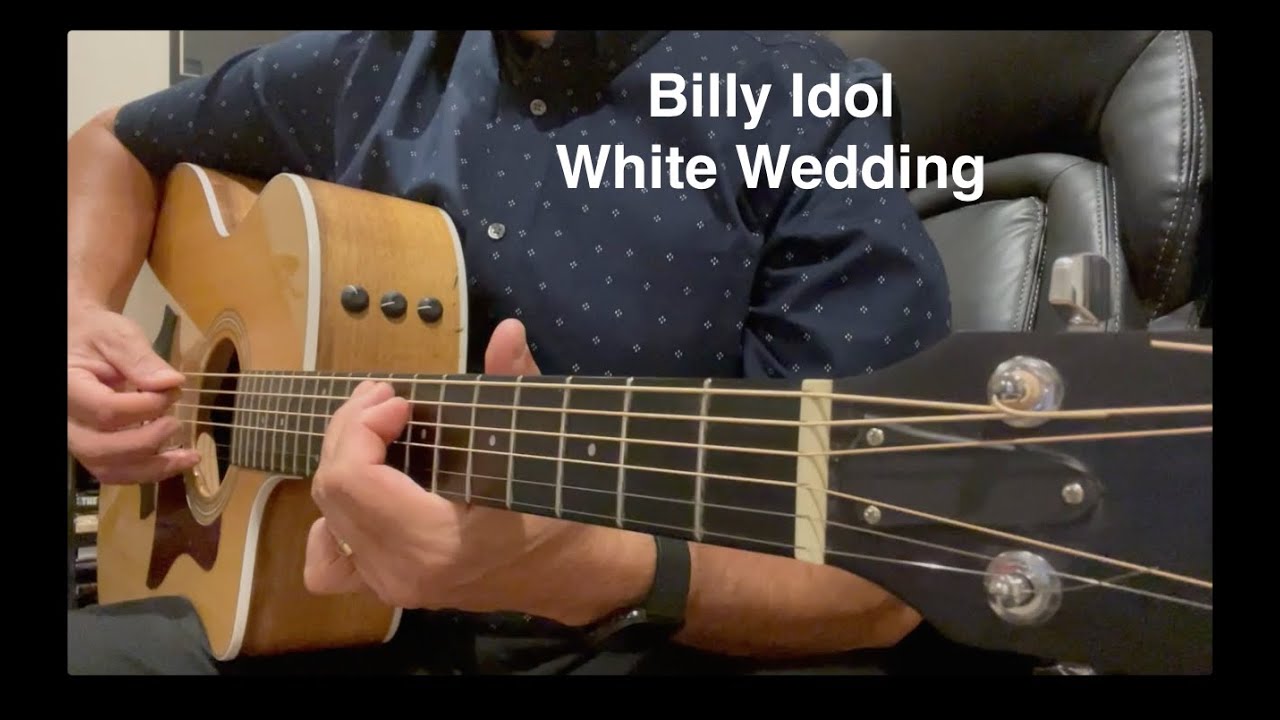 Billy Idol - White Wedding -  Instrumental - Acoustic Guitar Classic Rock Cover Song