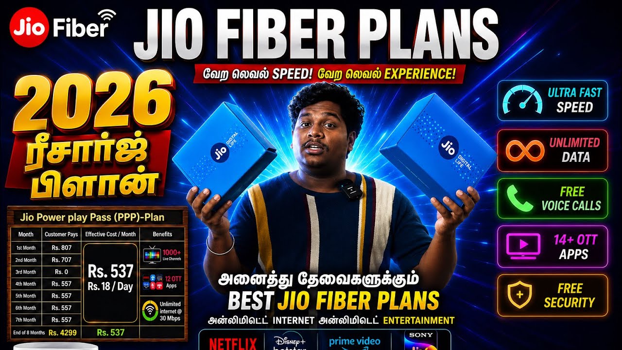 Jio Fiber recharge plan | (2026) Jio Fiber installation | 30Mbps | ✨