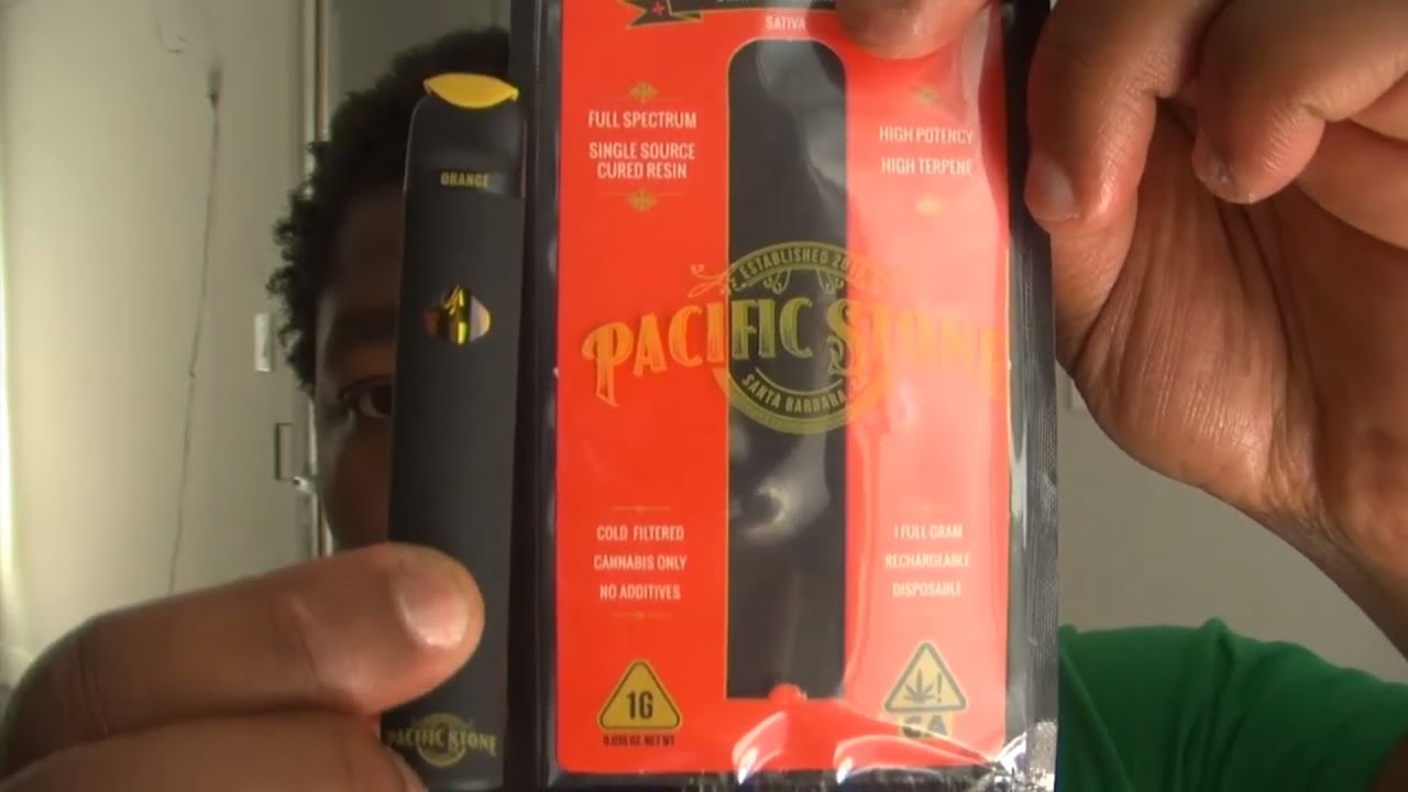 Pacific Stone: Orange(Cookies) Live Resin Disposable Vaporizer