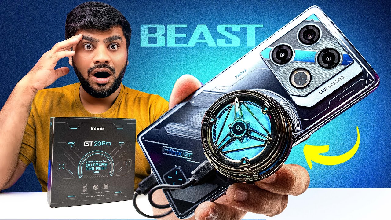 Infinix GT 20 Pro - Crazy Gaming Beast with Daul Chip 🔥 | 144Hz AMOLED 😍