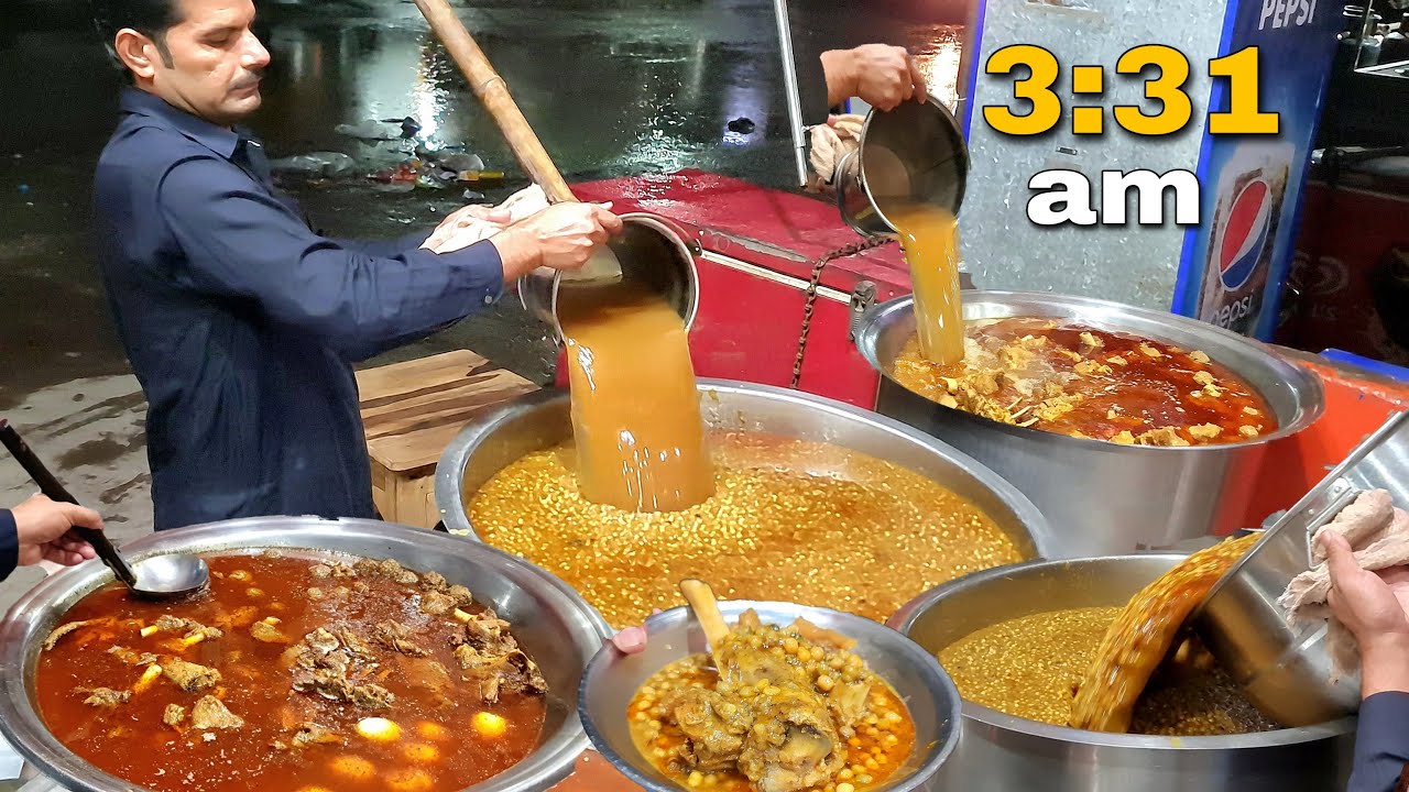 Best Mutton Chanay till 2023 | Baoo Saleem Truck Adda Lahore | Explore Food Street