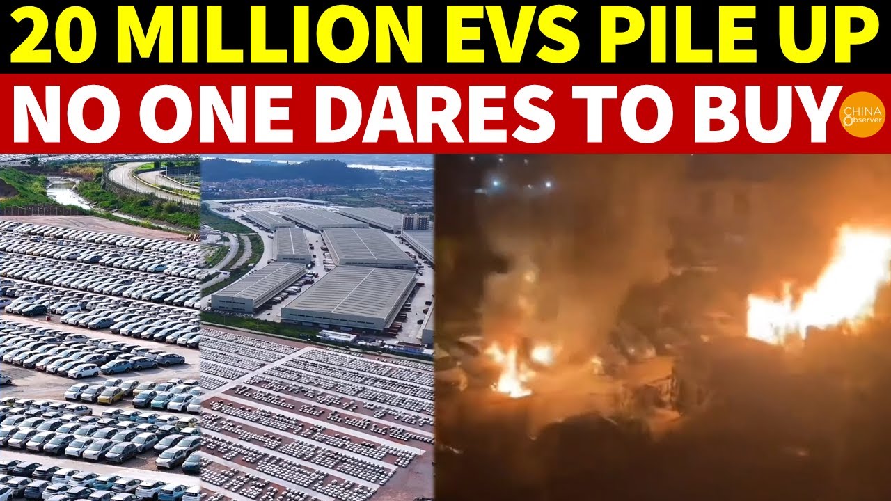 China&rsquo;s EV Market Collapses: 30 Million Produced, Less Than 10 Million Sold, No One Wants Them
