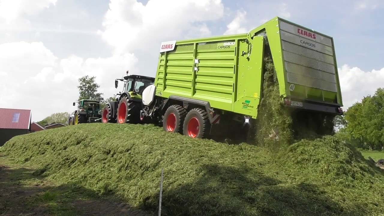 1.Schnitt 2019 - Claas Arion 660 - Claas Cargos 8400