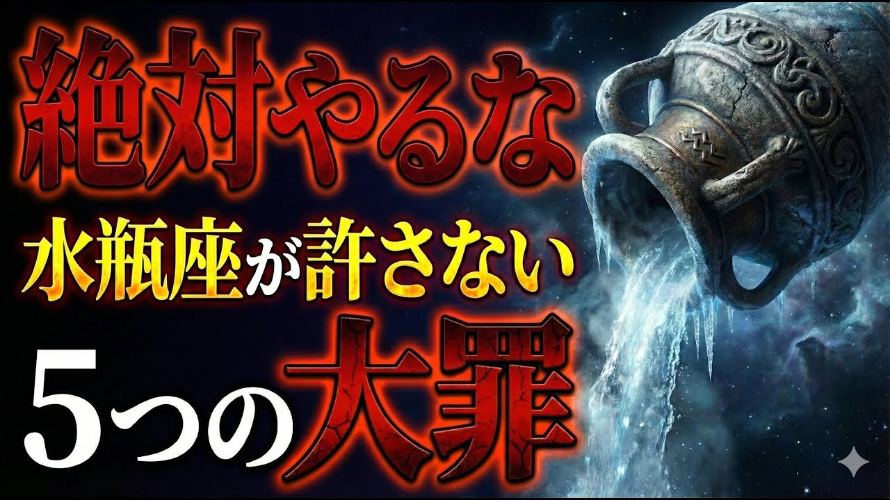 【怒らせたら最後】水瓶座があなたを絶対に許さない5つの大罪