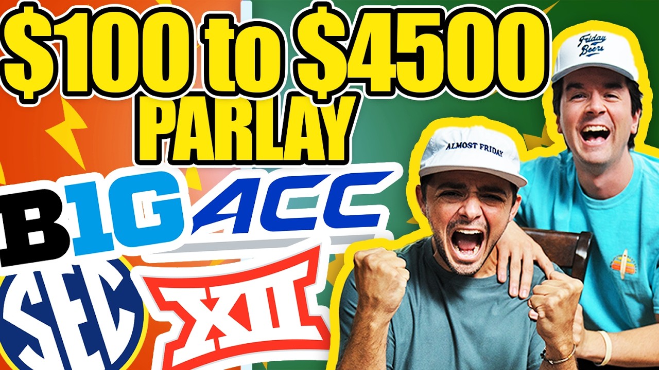 Conference Tournament Winner Parlay: $100 to $4500