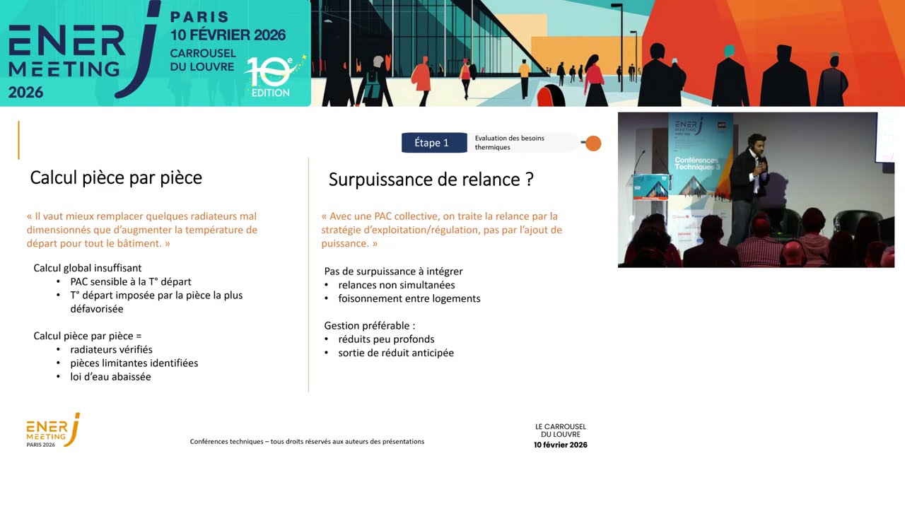 Dimensionnement des PAC Air/Eau et Eau/Eau en résidentiel collectif