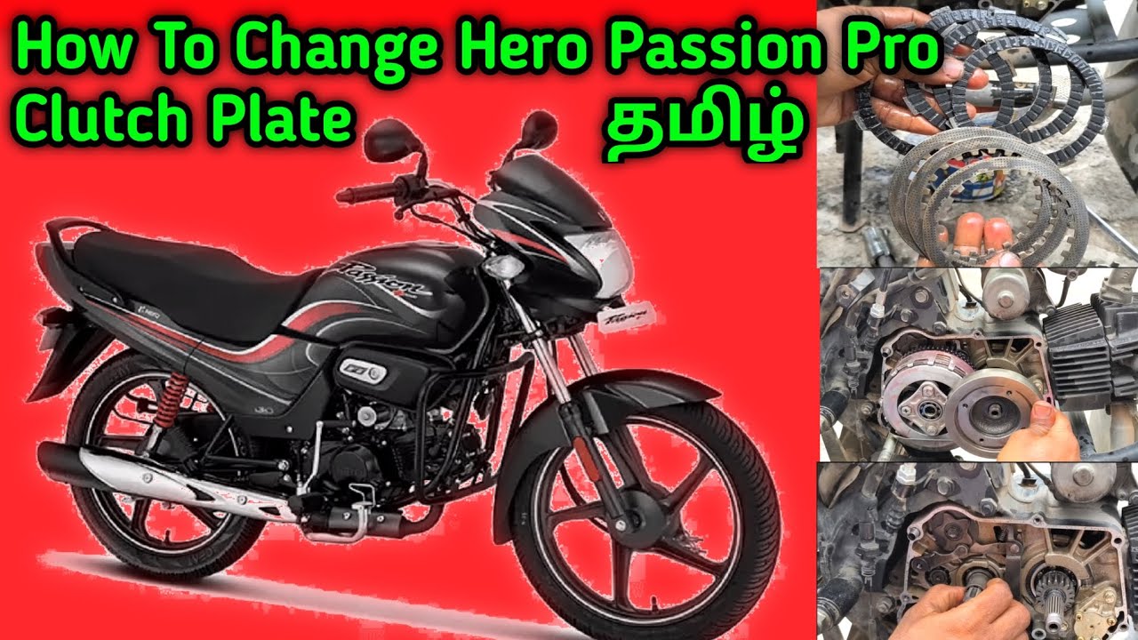 Hero Passion Pro Clutch Plate Change in Tamil/bike Service @MDB Fixer