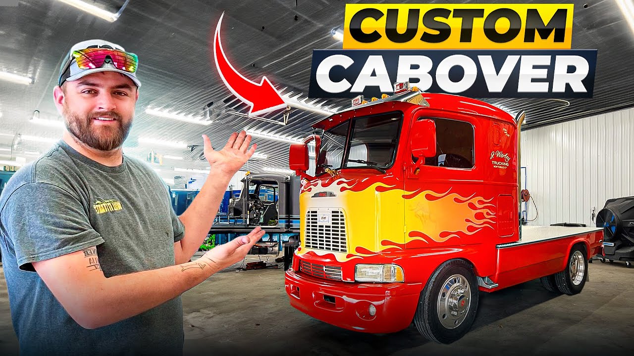 One of a Kind Mack Cabover Semi Truck, HAND BUILT!