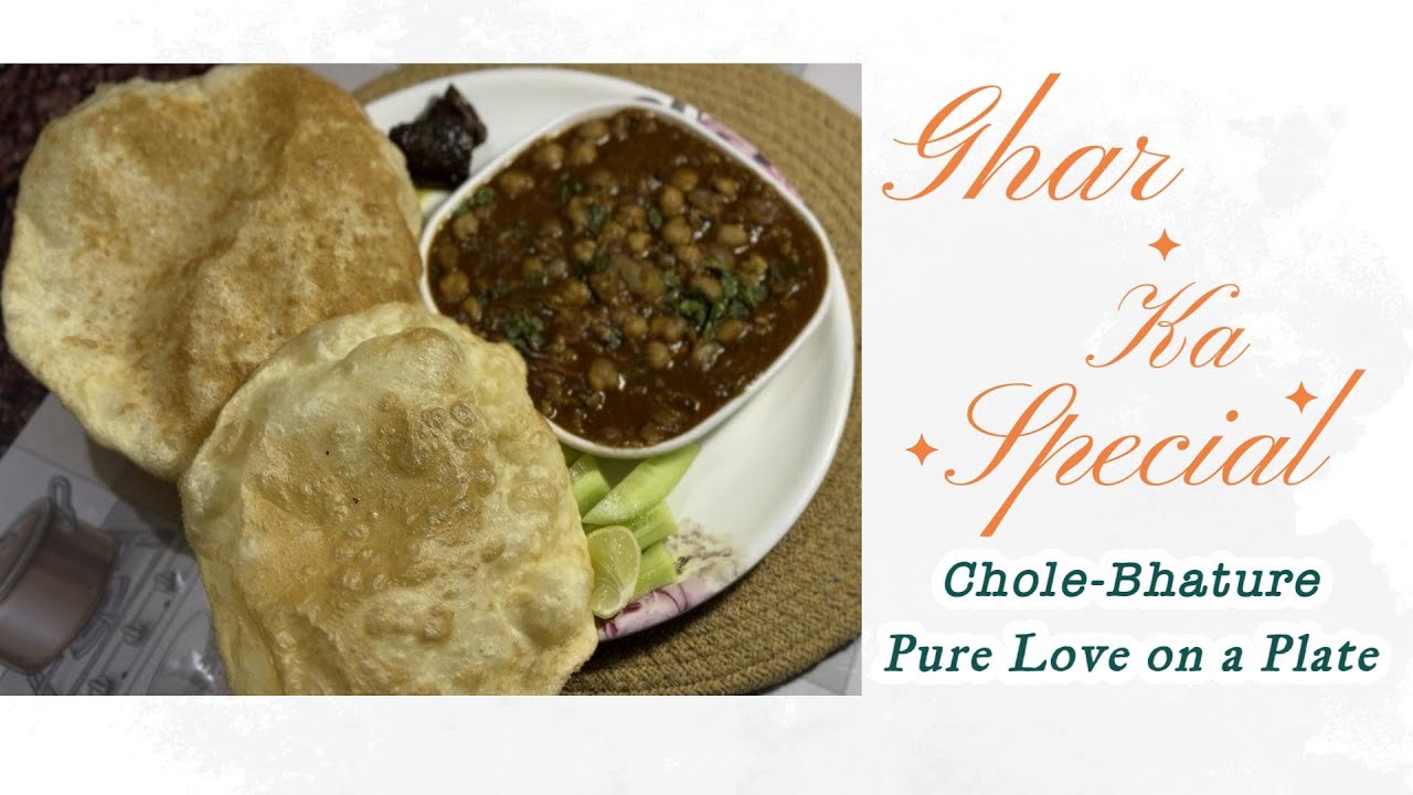 Chole Bhature That Makes You Forget Diet 😄