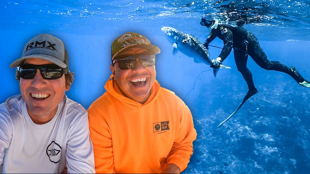 Reacting to Justin Lee's SPEARFISHING CLIPS (Hilarious!!!)