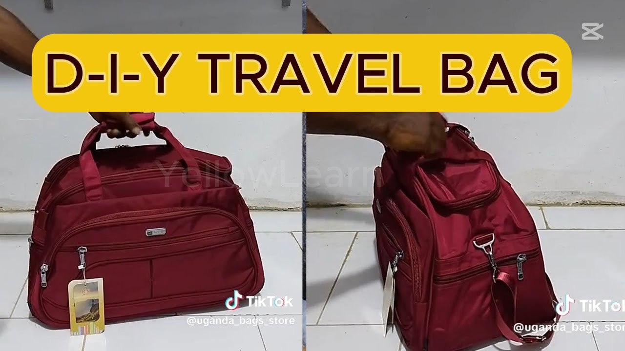 Step-by-step travel bag Tutorial | pattern drafting | DIY | Luggage bag tutorial | Part 1
